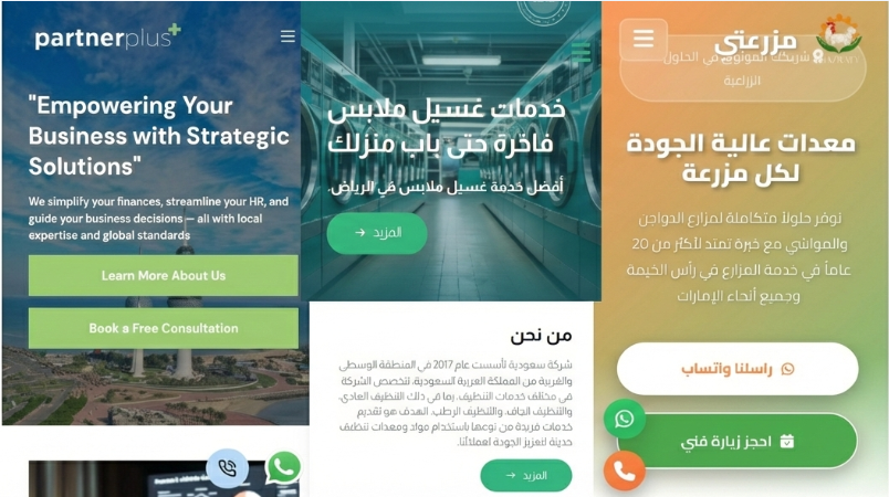 تصميم مواقع ويب احترافية